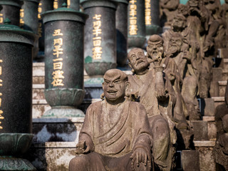 monk statues