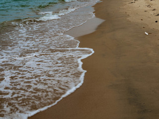 waves on the beach
