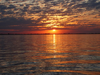 puesta de sol