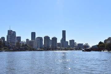 Obraz premium Brisbane Skyline