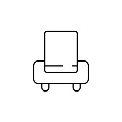 armchair icon. Element of bar for mobile concept and web apps iicon. Thin line icon for website design and development, app development. Premium icon