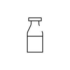 milk icon. Element of bar for mobile concept and web apps iicon. Thin line icon for website design and development, app development. Premium icon