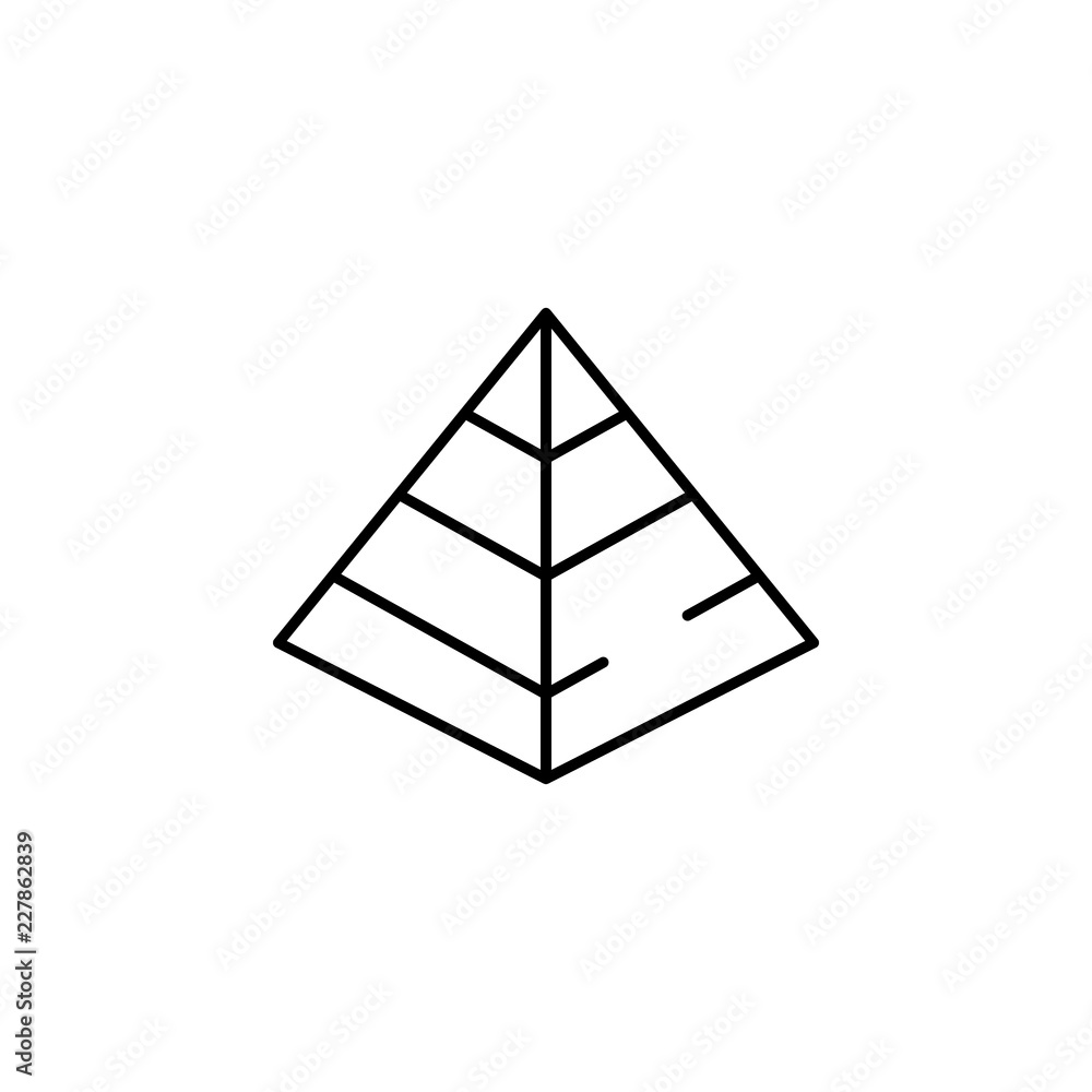 Poster captives to egypt icon. element of judaism for mobile concept and web apps iicon. thin line icon for