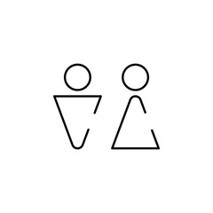 wc icon. Element of bar for mobile concept and web apps iicon. Thin line icon for website design and development, app development. Premium icon