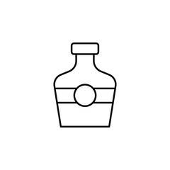 whiskey icon. Element of bar for mobile concept and web apps iicon. Thin line icon for website design and development, app development. Premium icon