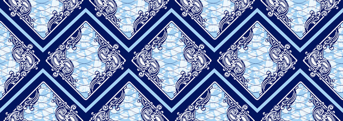 Textile fashion african print fabric, abstract seamless pattern, vector illustration file.