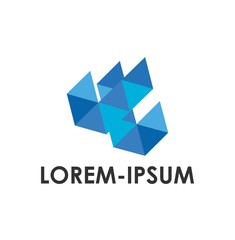 JL, JJ, LL, W initials blue diamond company logo