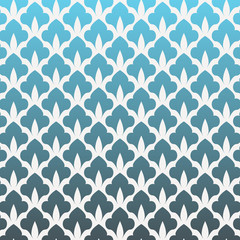 linear vector pattern, repeating abstract flower or floral graphic clean design for fabric, event, wallpaper etc. pattern is on swatches panel.
