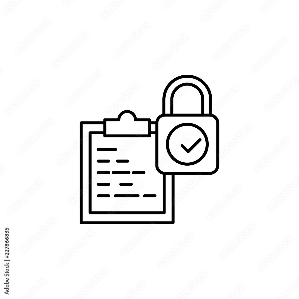 Poster accessibility, integrity icon. element of general data project icon for mobile concept and web apps.