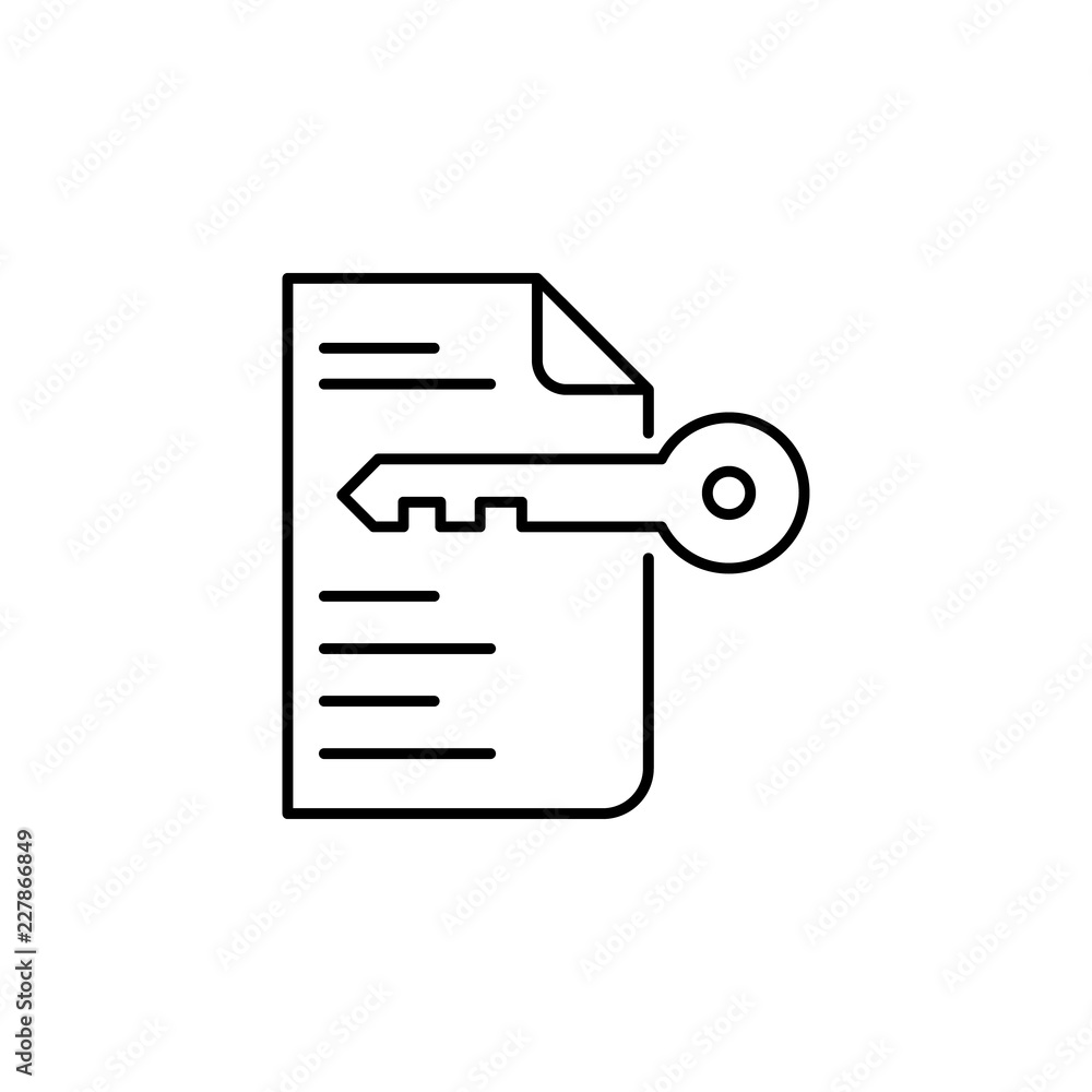 Poster activity, subject icon. element of general data project icon for mobile concept and web apps. thin l