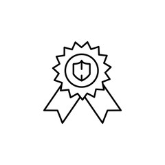 Award, guarantee icon. Element of general data project icon for mobile concept and web apps. Thin line Award, guarantee icon can be used for web and mobile
