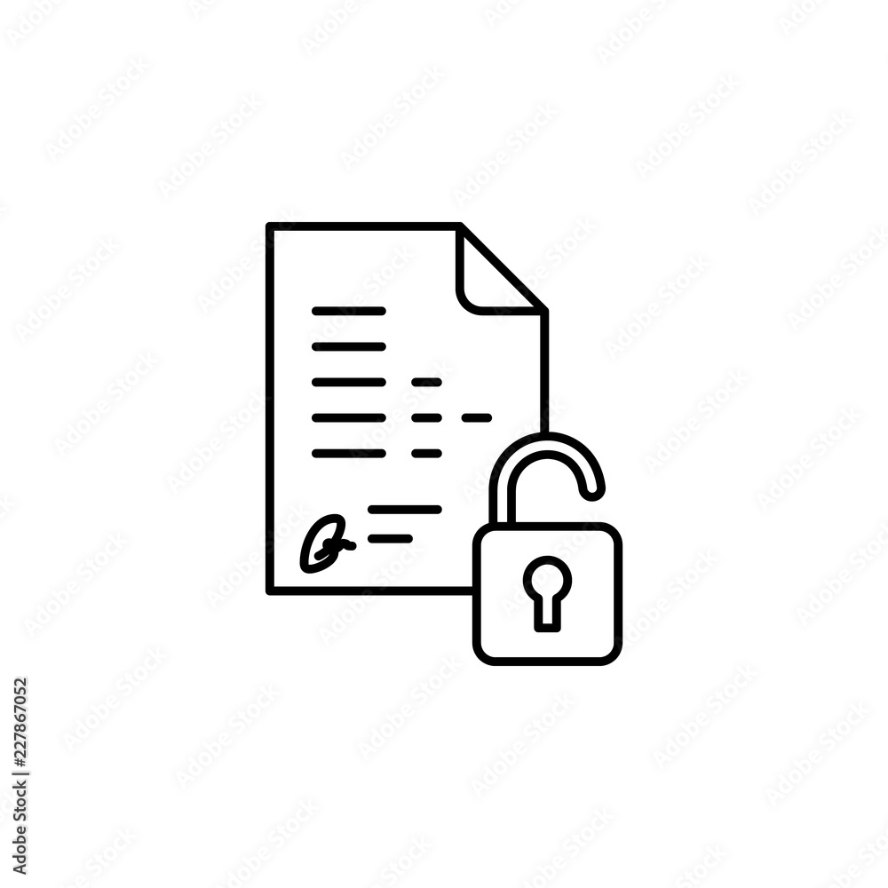 Aufkleber integrity, accessibility icon. element of general data project icon for mobile concept and web apps.