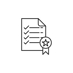 Governance, rules icon. Element of general data project icon for mobile concept and web apps. Thin line Governance, rules icon can be used for web and mobile
