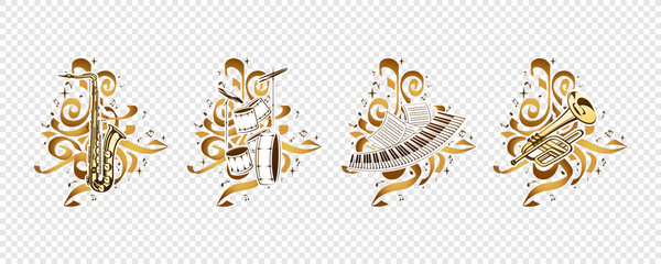 Vector compositions - music © haramambura