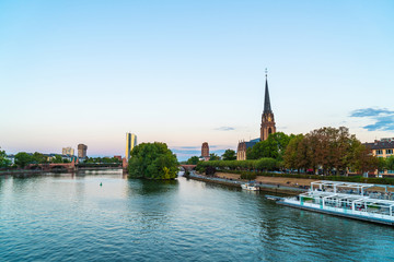 Obraz premium Frankfurt am Main skyline