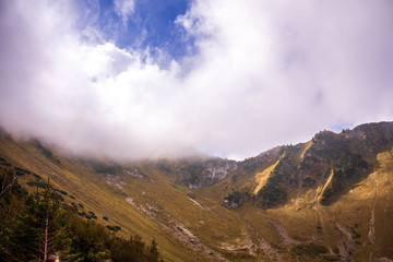 Enjoy the colors over mountains and valleys.