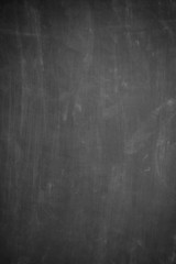 Blank vertical black blackboard