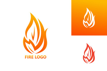 Fire Logo Template Design Vector, Emblem, Design Concept, Creative Symbol, Icon