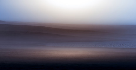 Fine art landscape of Paracas, Ica, Peru.