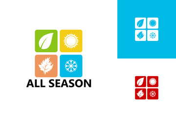 All Season Logo Template Design Vector, Emblem, Design Concept, Creative Symbol, Icon