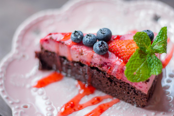 The lovely cake good looking