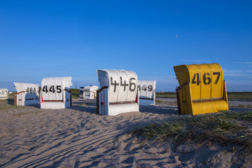 Strandkörbe am Strand 