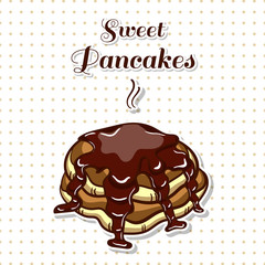 Pancakes With Chocolate