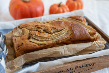 Kürbis Bananenbrot