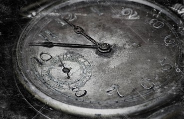 Antique watch  dial .