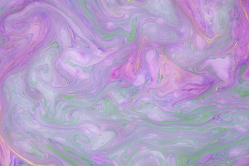 Obraz premium Abstract colored marble background. Stains of paint on the water.