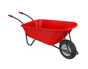 Wheelbarrow Isolated