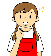 エプロンの女性　ガッツポーズ　怒る　ご提案　笑顔　保母さん　主婦　料理　カフェ店員　お花屋さん