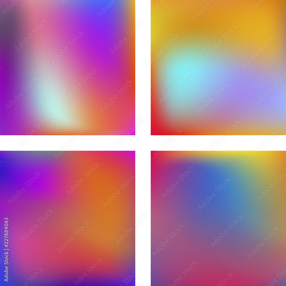Poster abstract colorful blurred background. vector illustration. modern geometrical backdrop. abstract tem