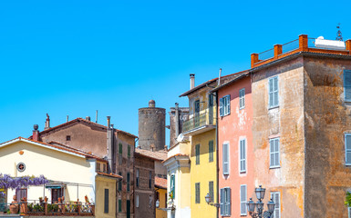 Nemi, a village over the lake