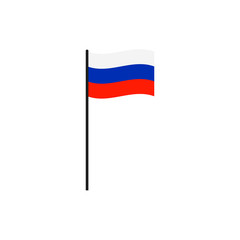Russia flag sign