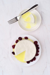 goat cheese with olive oil