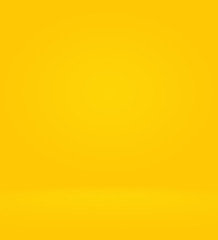 Abstract Luxury Gold yellow gradient studio wall, well use as background,layout,banner and product presentation.