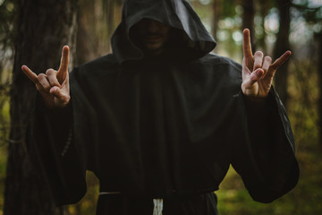 a monk in the hood