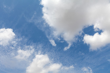 Beautiful white clouds and blue sky 90