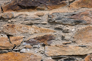 A background of a stone wall