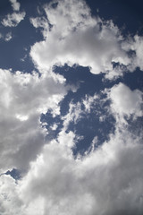 Atmosphere of weather clouds