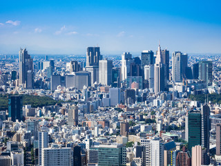 Fototapeta premium W okolicach oddziału Tokyo Shinjuku