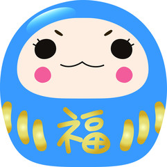 Cute Japanese dumplings illustration