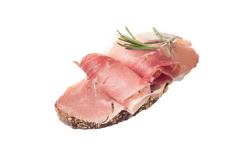 Sandwiches with  Bacon and rosemary