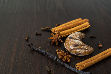 Lebkuchen mit weihnachtlichen Gewürzen