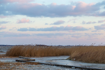 Born, Darß, Wiek, Bodden, Winter, Eis