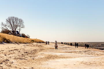 Strand bei Ahrenshoop im Winter