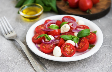 Italian caprese salad