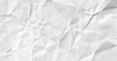 Texture of white paper. Background with kinks and blur for various purposes.