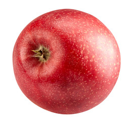 Red apple isolated on white